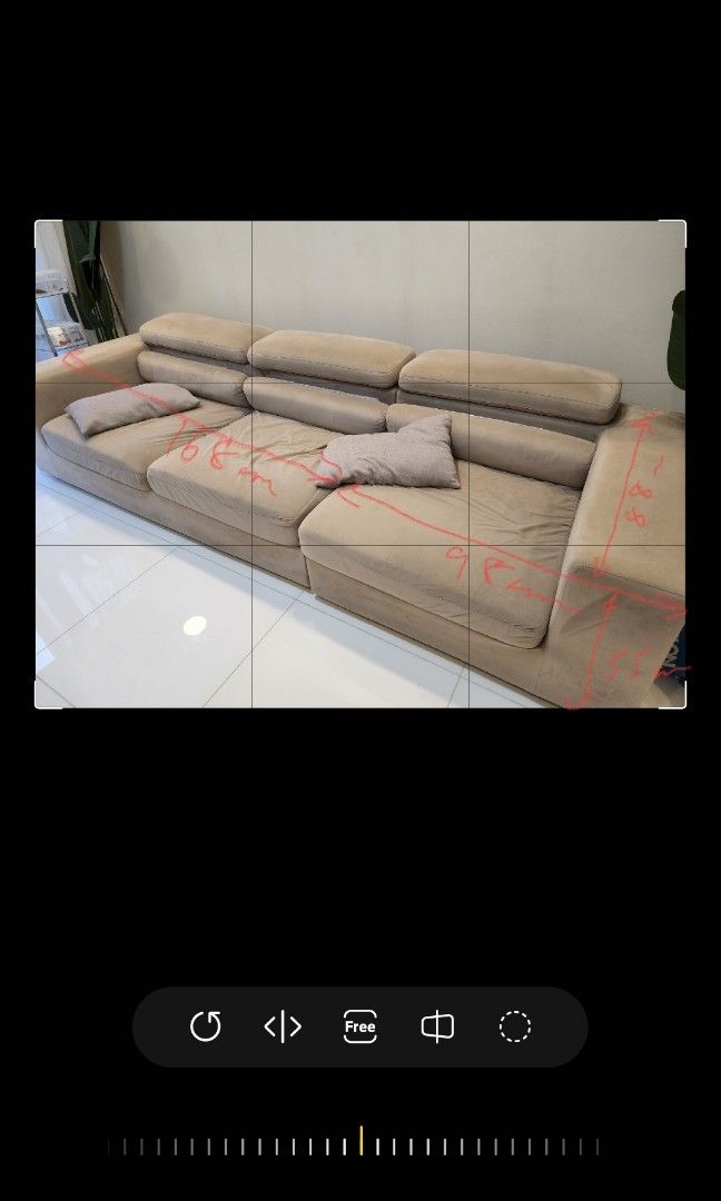 Giving away sofa for a token 50, Furniture & Home Living, Furniture