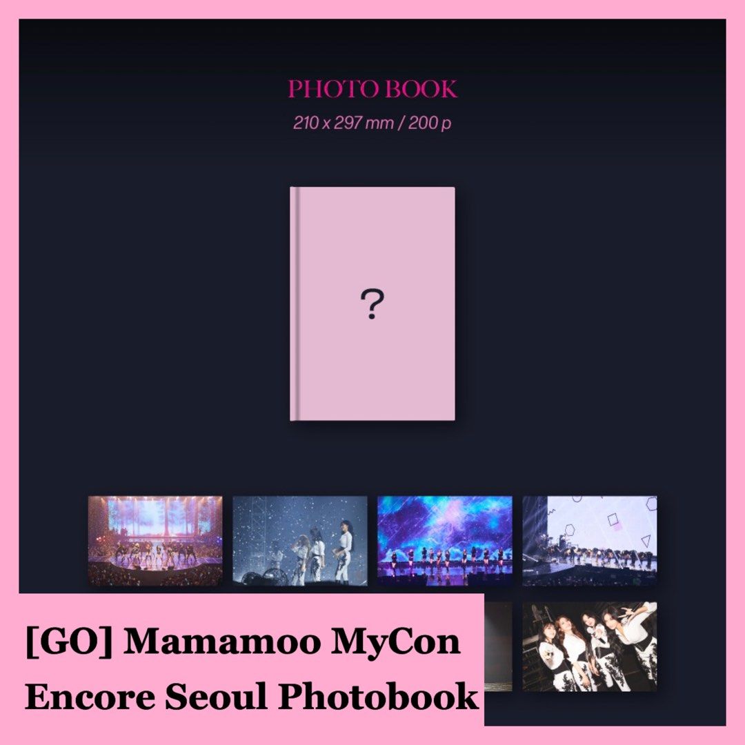 新品MAMAMOO MYCON ENCORE SEOUL PHOTO BOOK