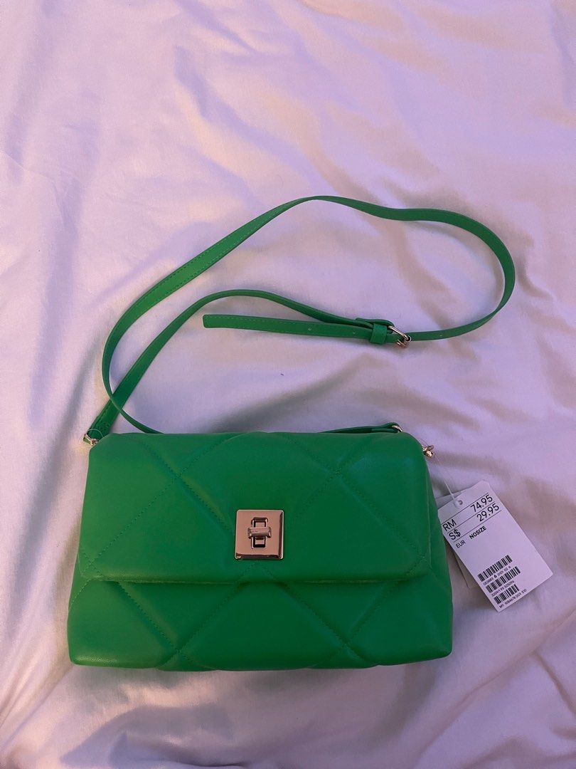 Green Cross Body Bag ( h&m), Women's Fashion, Bags & Wallets, Cross