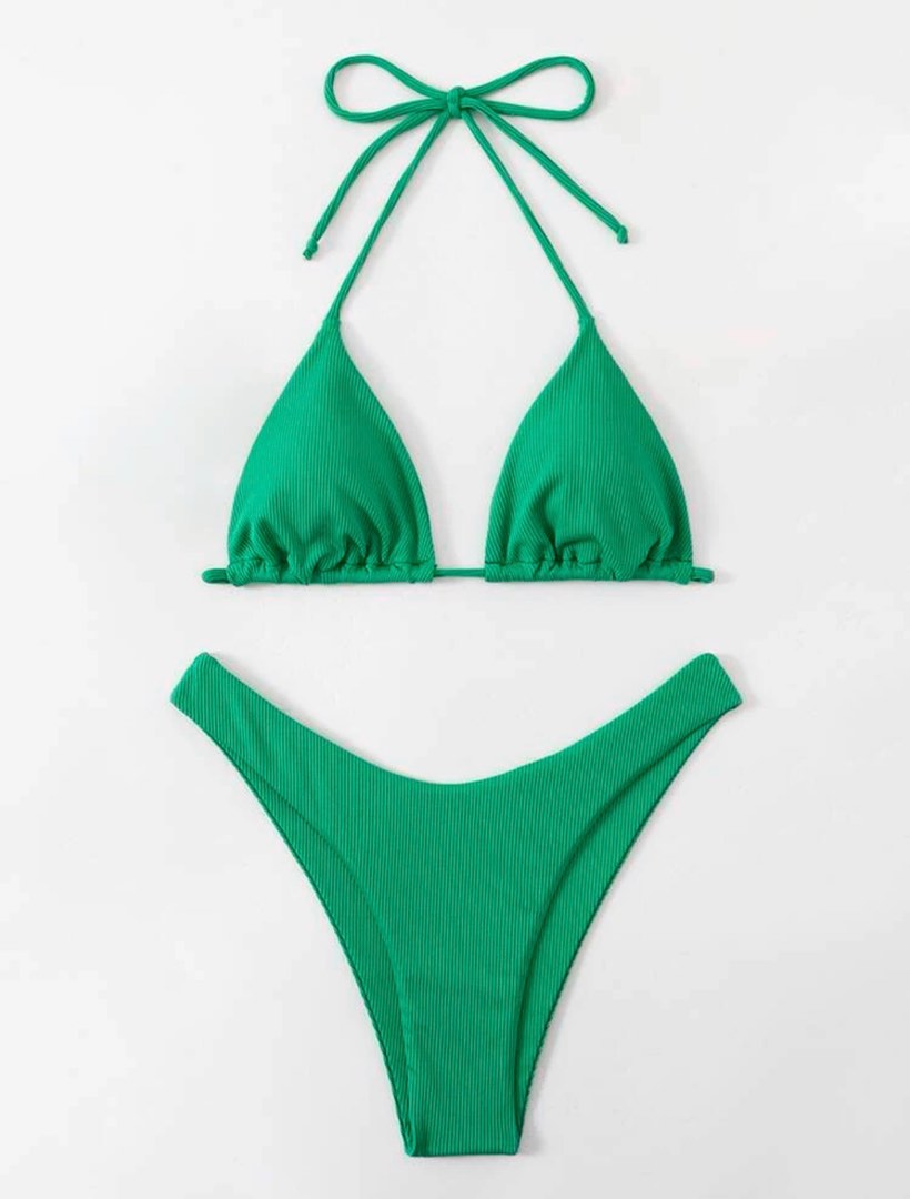 Green Halter Bikini on Carousell