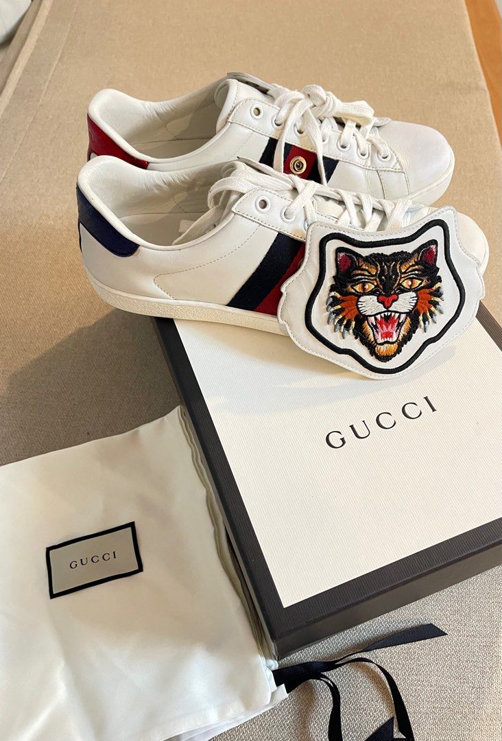 Gucci Ace Sneakers with Patch for Men