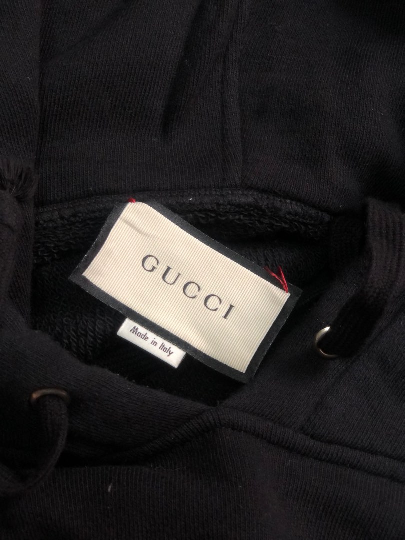 Gucci iridescent cheap logo hoodie