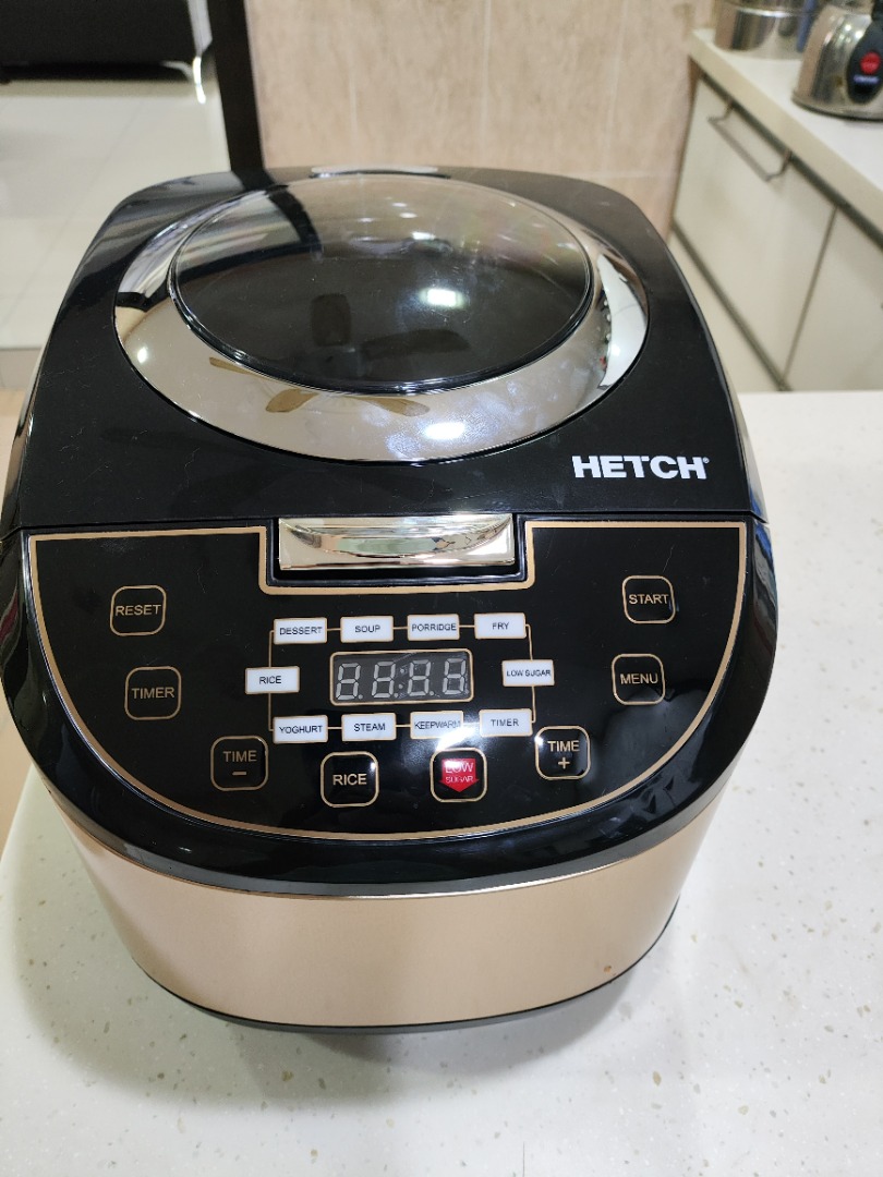 HETCH 8in1 Low Sugar Rice Cooker 5L Nonstick Pot, TV & Home