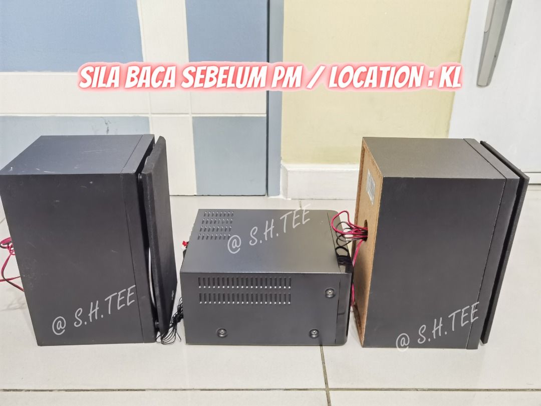 Hifi Philips with Jvc 2Way Bookshelf Speaker Bluetooth Cd Radio Can