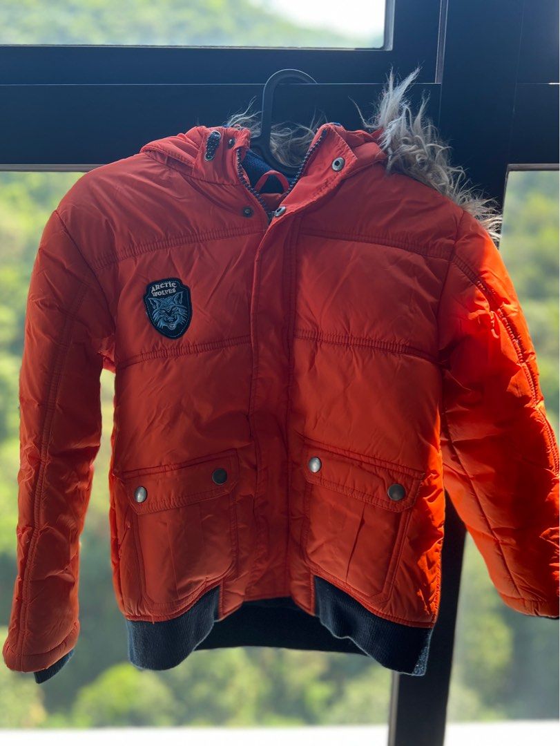 Orange jacket sales h&m