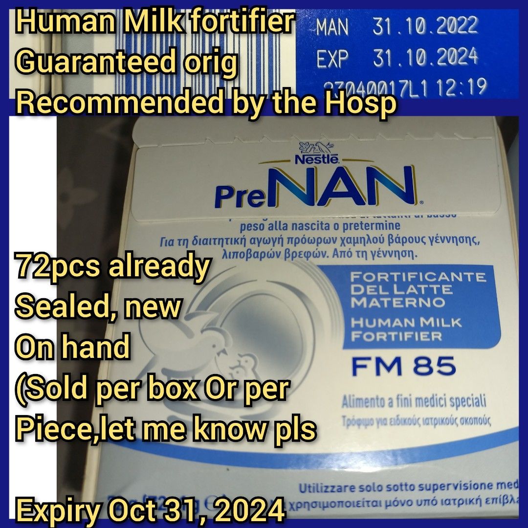 Pre nan human on sale milk fortifier nestle