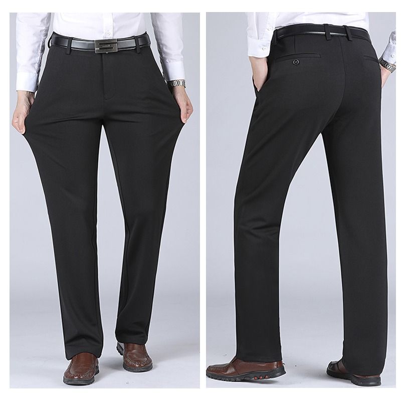 Hot selling Men s Formal Office Pants Thin Stretchable Elastic
