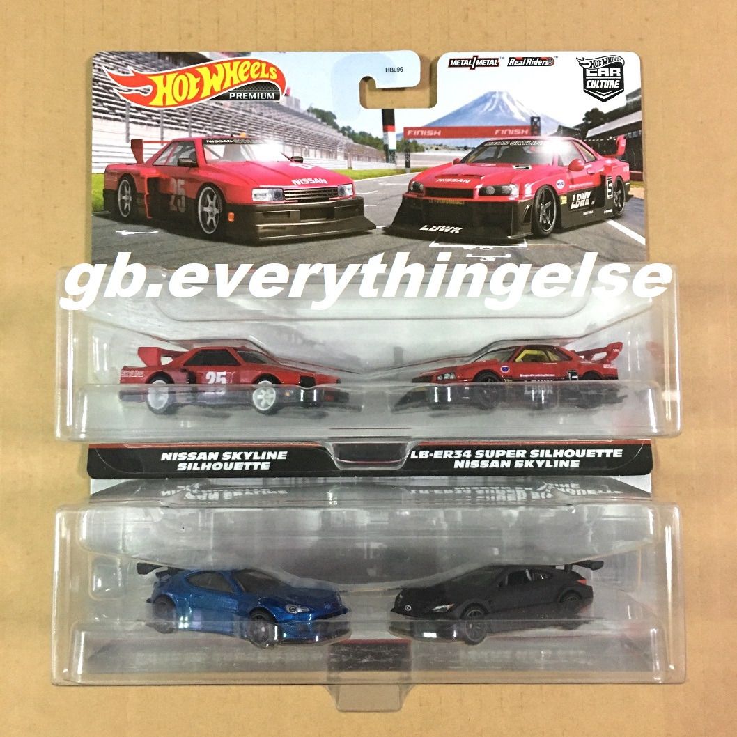 Hot Wheels Premium Car Culture 2-Pack – Lexus + Subaru 