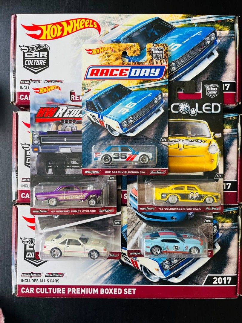 Hot Wheels Red Line Club Exclusive 6th Car Set Hobbies Toys