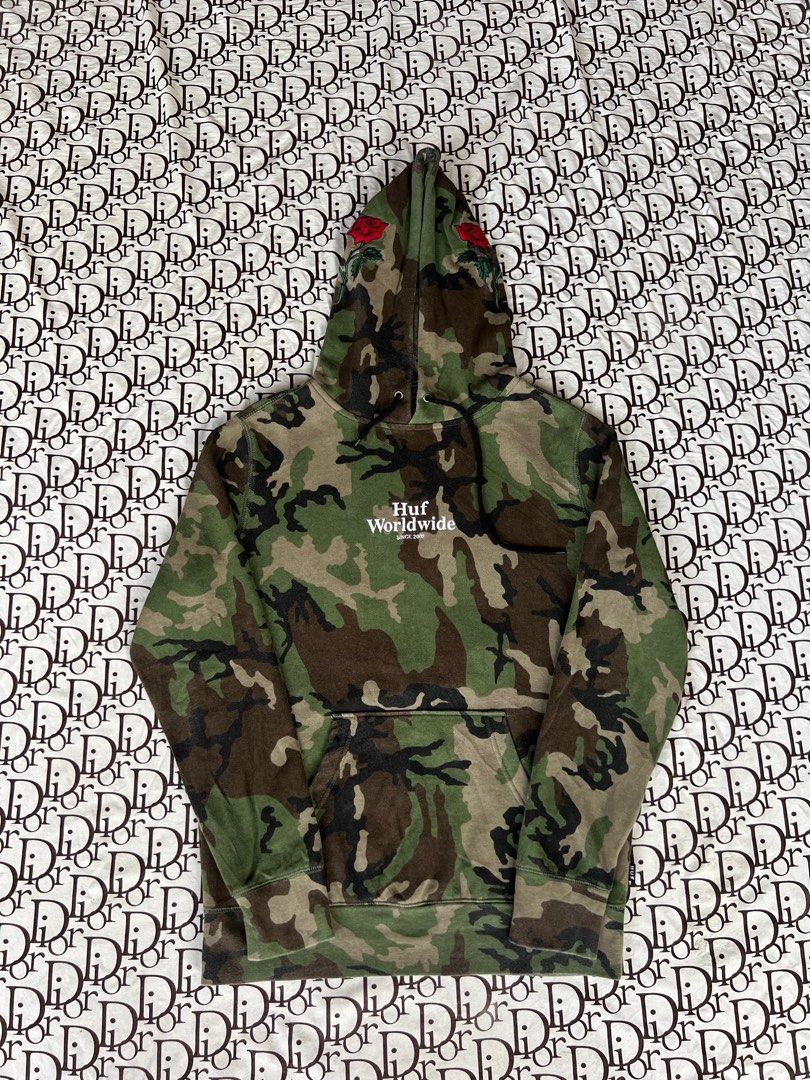 Huf worldwide camo hoodie store