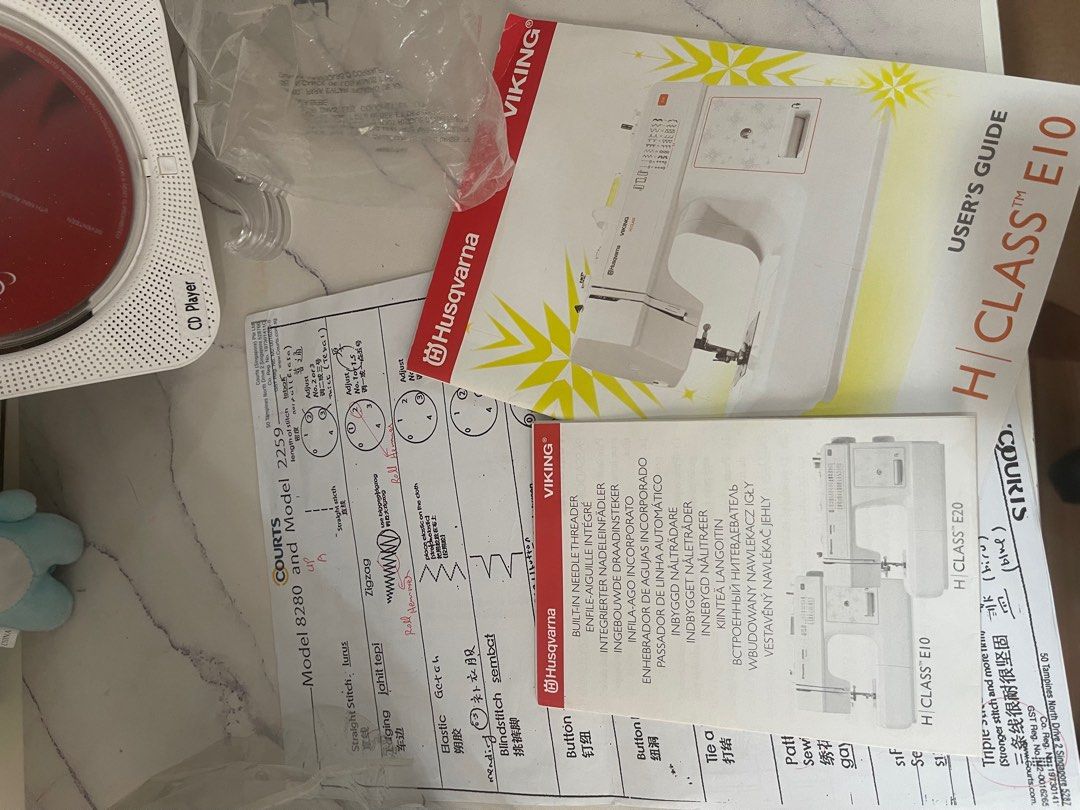 Husqvarna Viking E10 sewing machine, TV & Home Appliances, Other Home