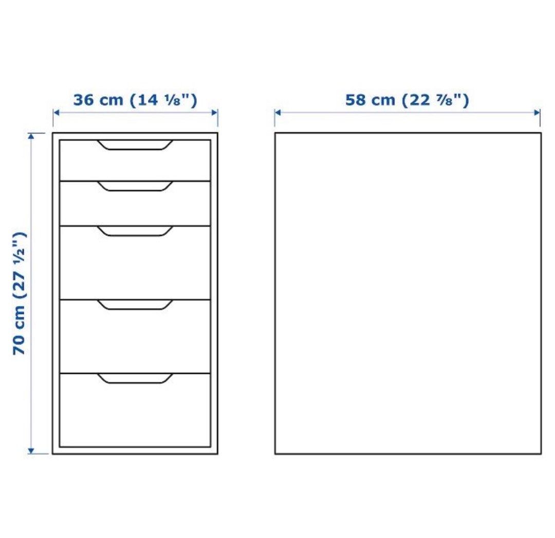 Ikea Alex under table drawer Furniture & Home Living