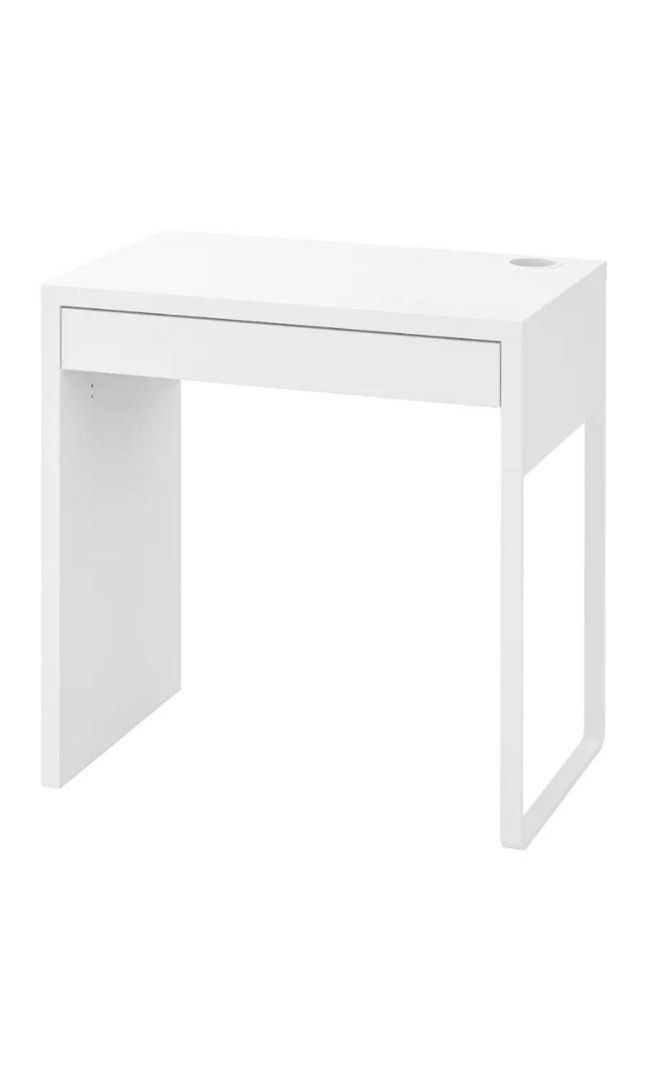Ikea White Desk, Furniture & Home Living, Furniture, Tables & Sets on