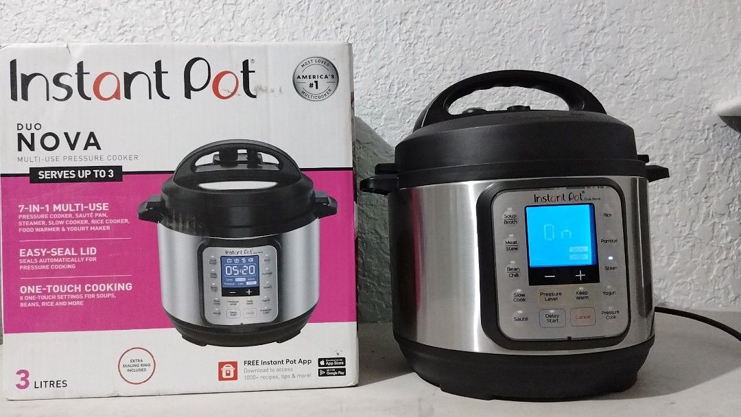Instant Pot Duo Mini 3-Quart, Electric Pressure Cooker, 7-in-1 Yogurt  Maker, Food Steamer, Slow Cooker, Rice Cooker & More