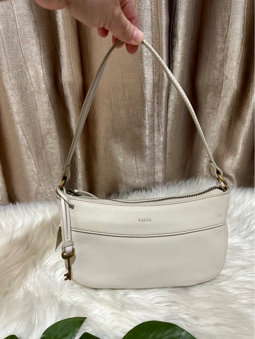 <INSTOCK> Fossil Skylar Baguette Crossbody Bag - White