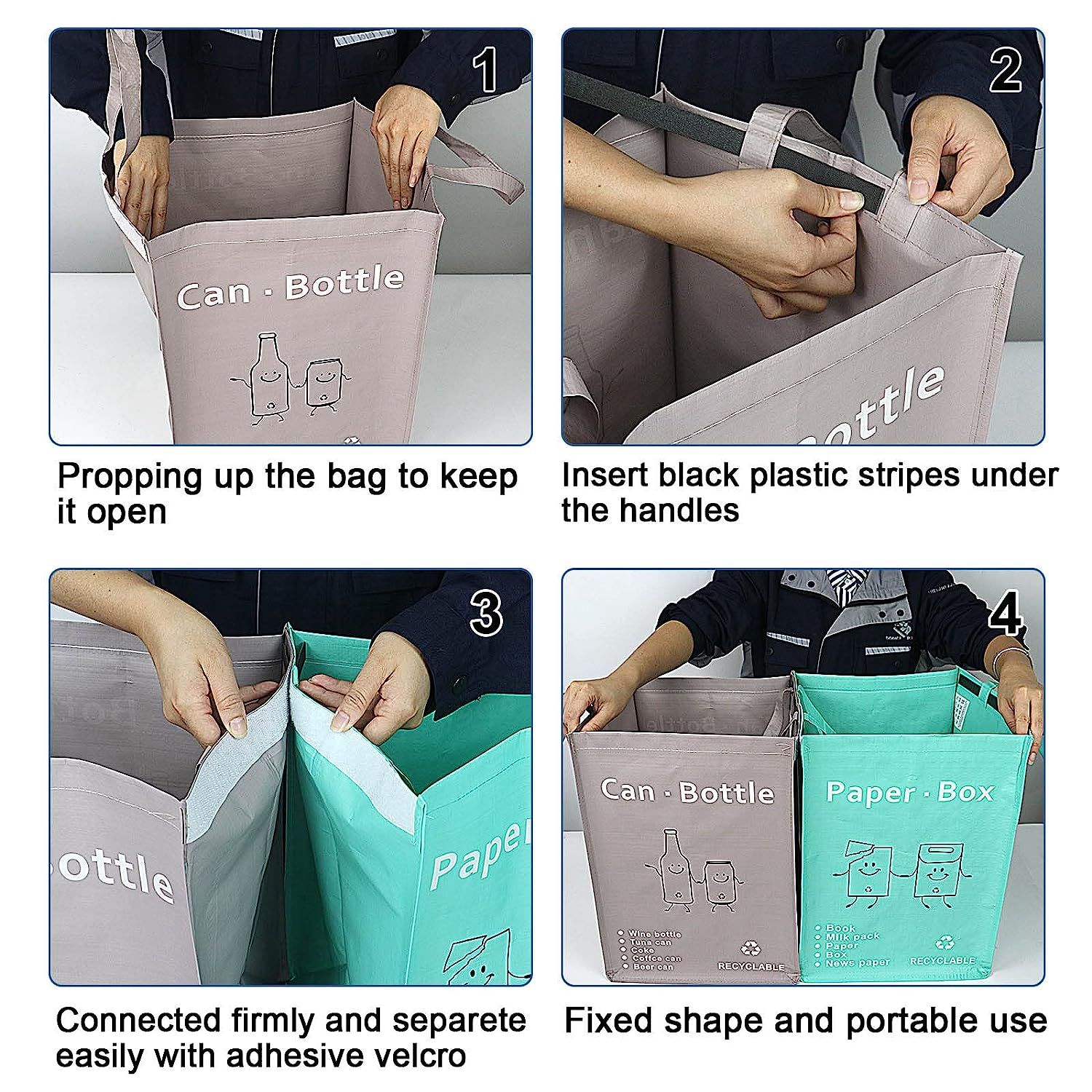 100pcs, Disposable Trash Bag, 5 Gallon Garbage Bags, 20% Ultra Thick &  Strong, Recycle Durable Waste Storage Bags, Multipurpose Plastic Bags, For  Kitc