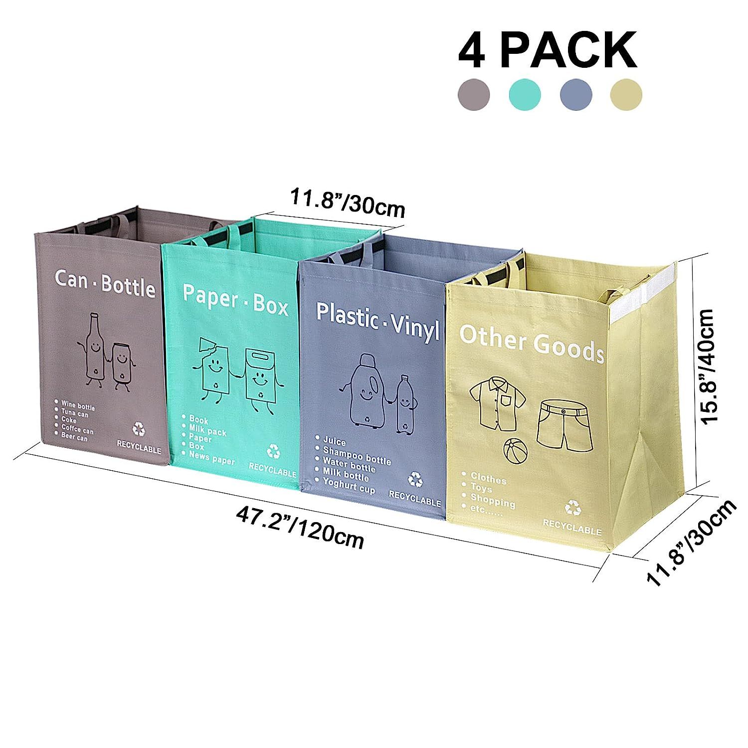 Recycling bags for home deals