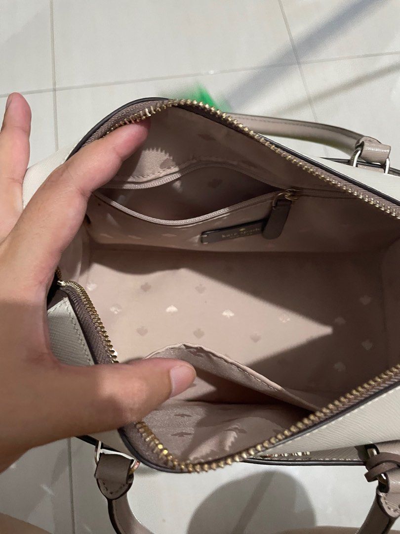 Kate spade medium devyn duffle in colorblock neutral multi, Barang