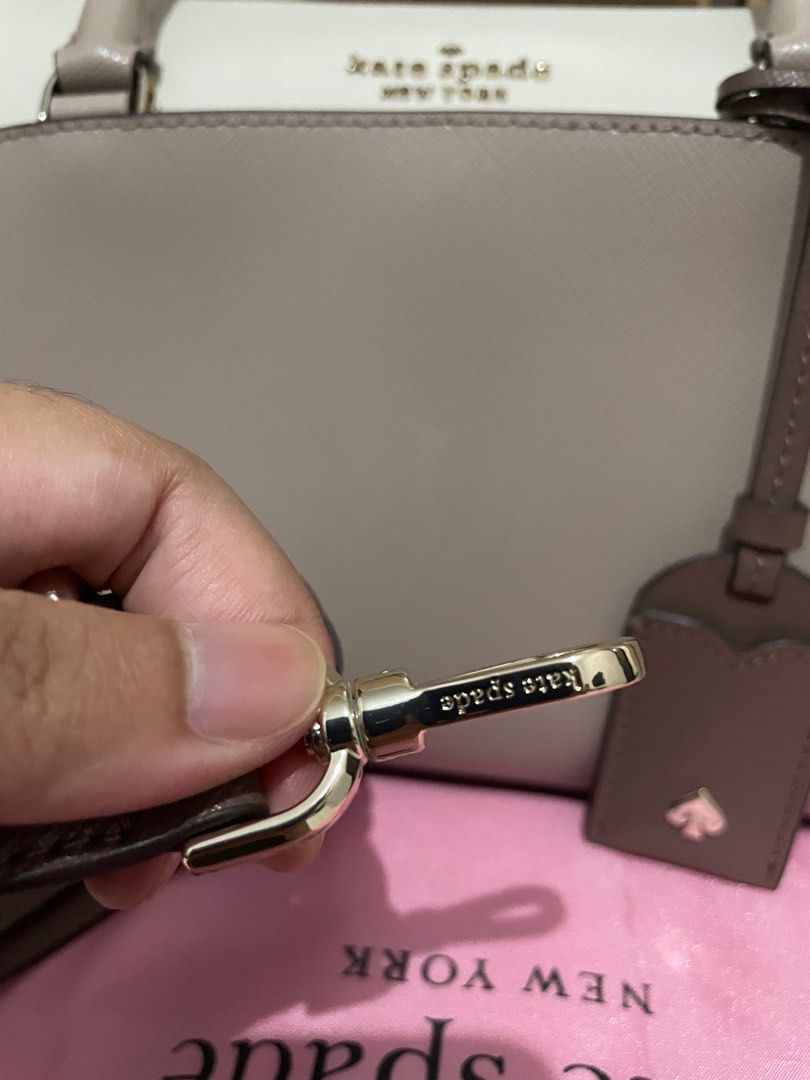 Kate spade medium devyn duffle in colorblock neutral multi, Barang