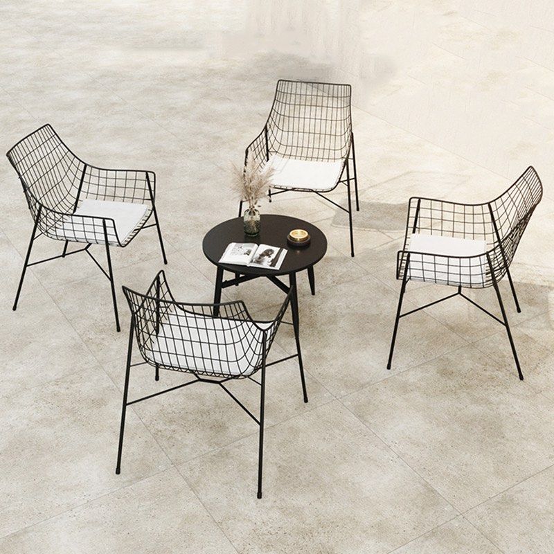 KEO Modern Outdoor Steel Mesh Chair, Furniture & Home Living, Outdoor ...