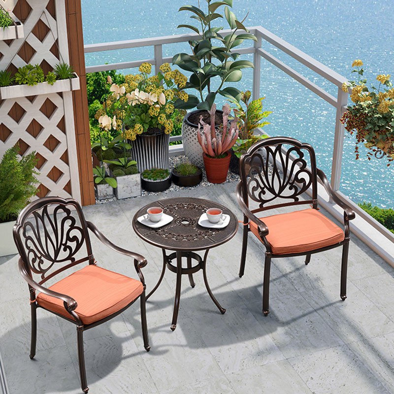 Balcony chair table 2025 set