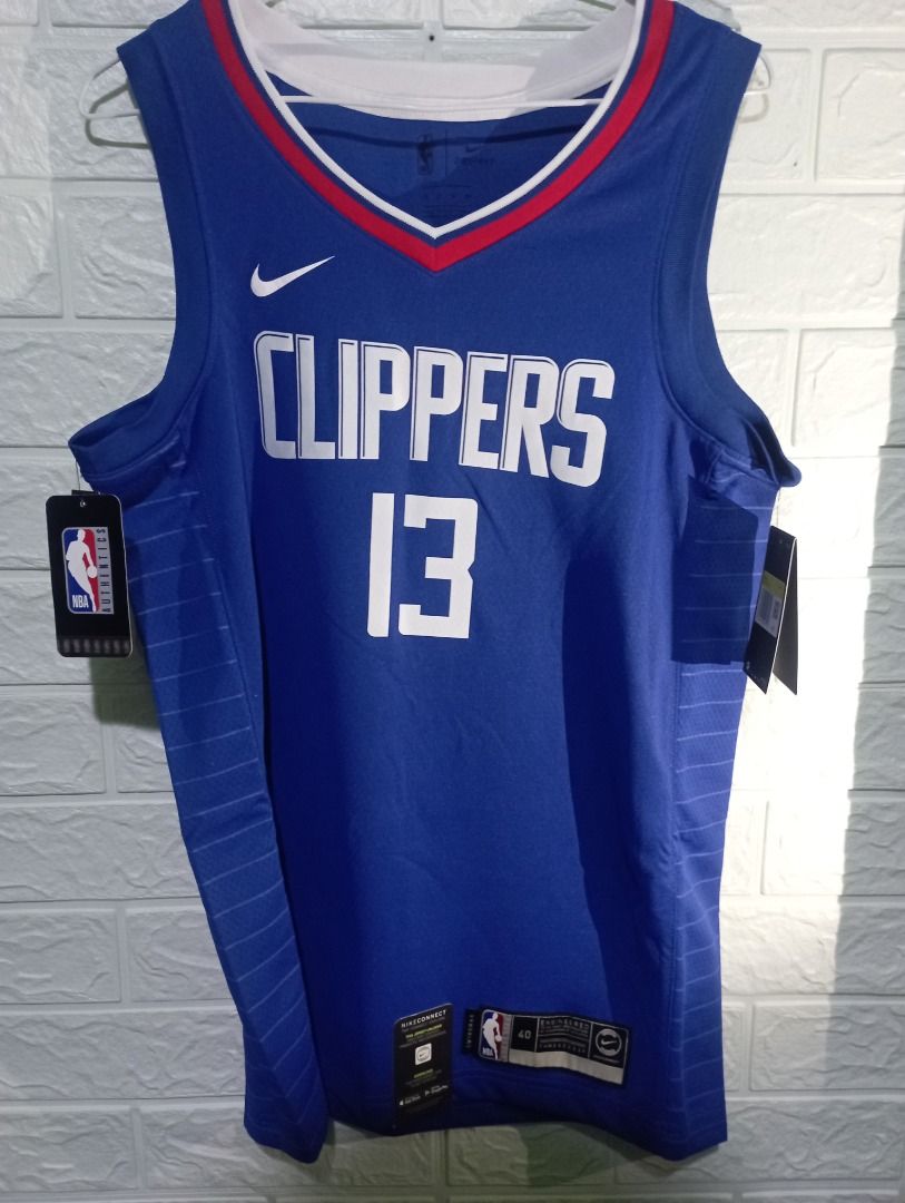 Nike Men's Los Angeles Clippers Paul George #13 Royal Dri-FIT Swingman  Jersey