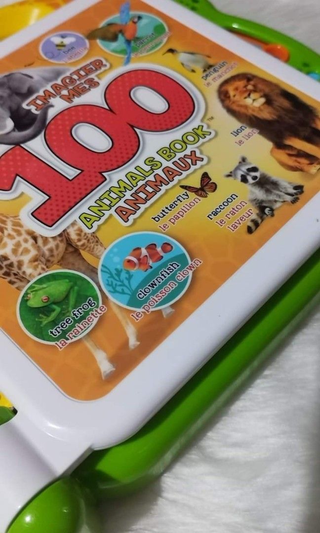 Leapfrog 100 animals book babies kids infant playtime on carousell