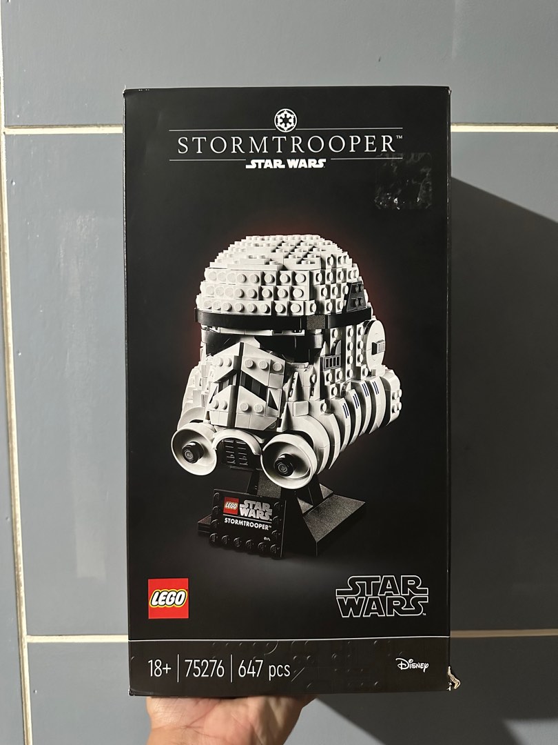 LEGO Stormtrooper Star Wars Helmet / Bust on Carousell