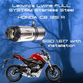 LeoVince LV ONE EVO Carbon Fiber for HONDA CB 125 R Neo Sports