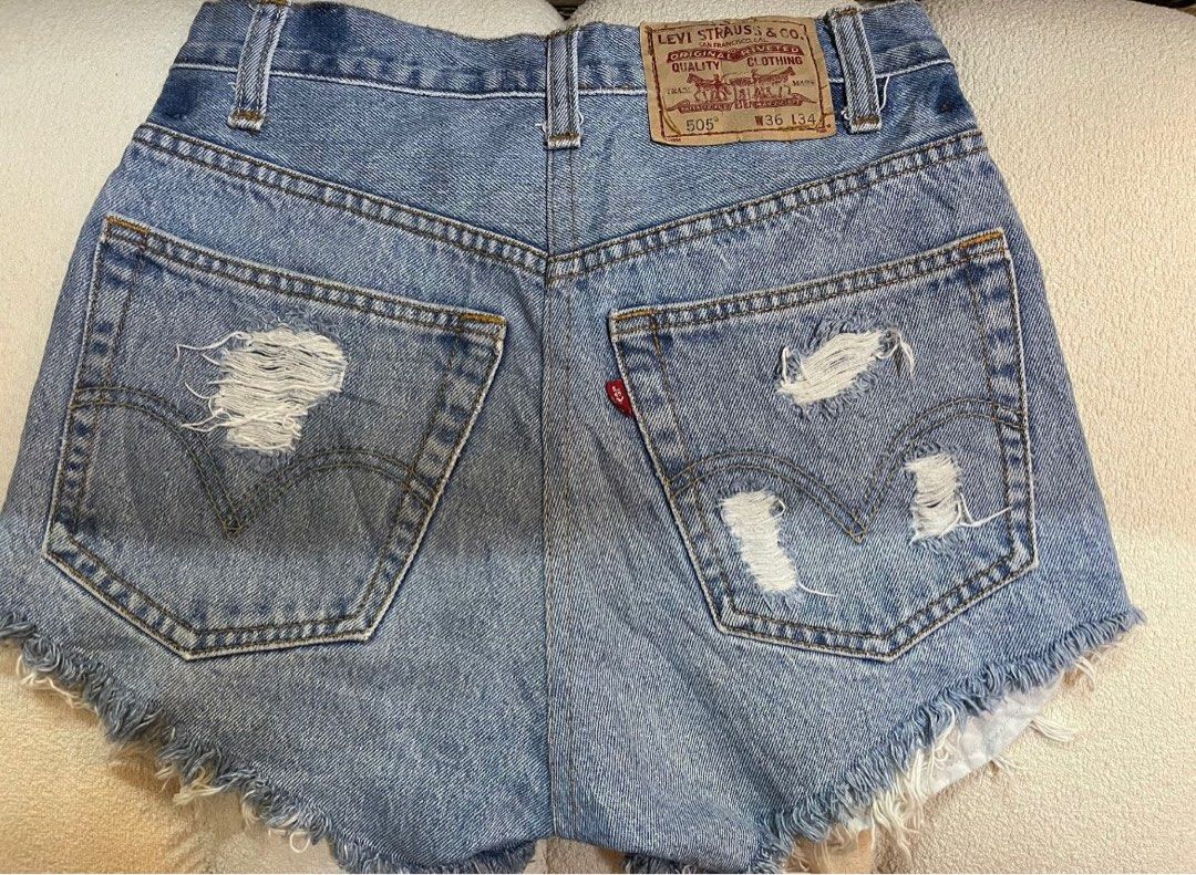 Levis 505 womens short on sale