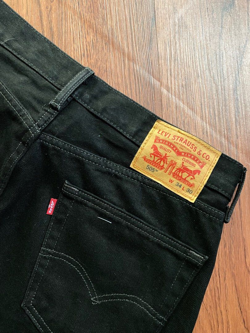 Levi's 505 black shop jeans