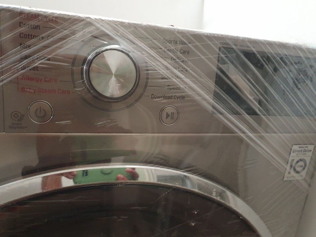 LG direct drive 9 kg as good as new., TV & Home Appliances, Washing