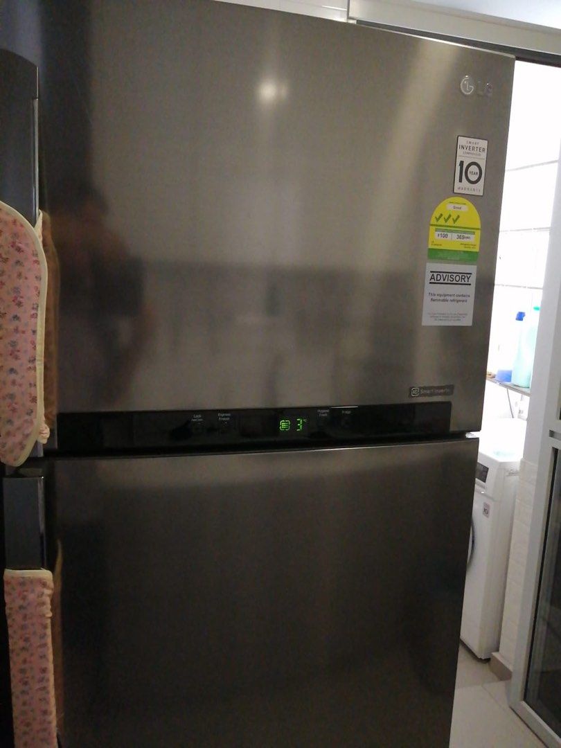 LG Refrigerator Fridge LG GTB4101PZ TOP MOUNT FRIDGE 410L, TV & Home