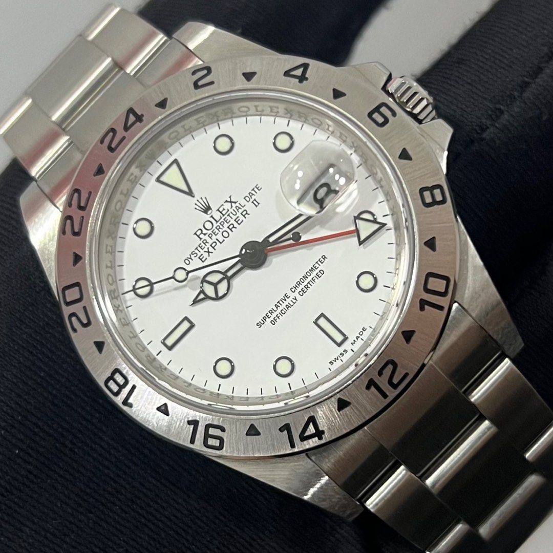 LIKE NEW 2008 ROLEX EXPLORER II M SERIES WHITE POLAR 40mm