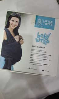 Little Totts Baby Wrap Heather Grey