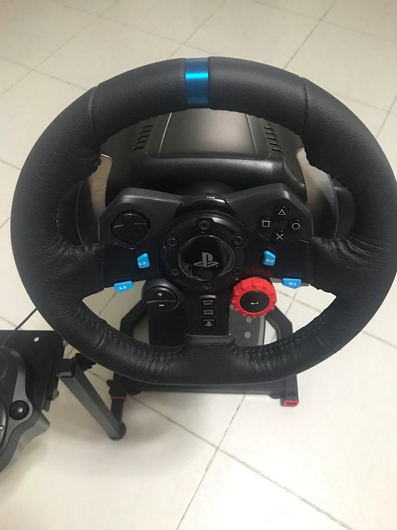 Logitech G29 with Shifter and S5 Racing Simulator Wheelstand, Video