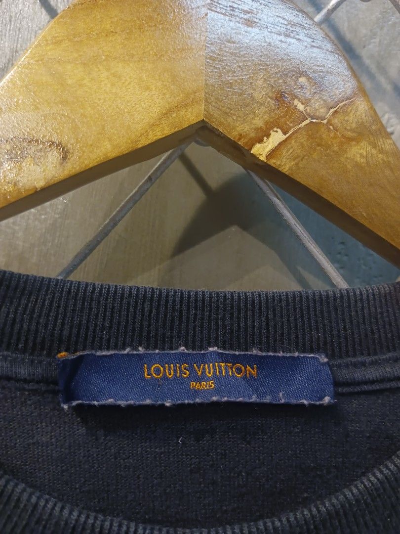 LOUIS VUITTON 2019AW Virgil Abloh Crew neck T-Shirt S Black