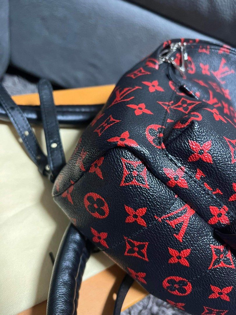 At Auction: Louis Vuitton, Louis Vuitton Palm Springs Backpack Limited  Edition Monogram Infrarouge PM