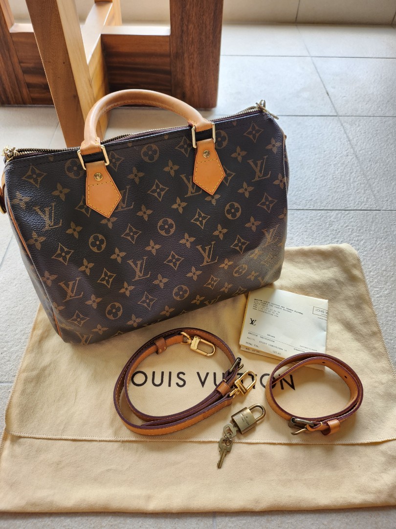 Louis Vuitton Speedy Bandouliere 30 Voyage Stickers - BAGAHOLICBOY