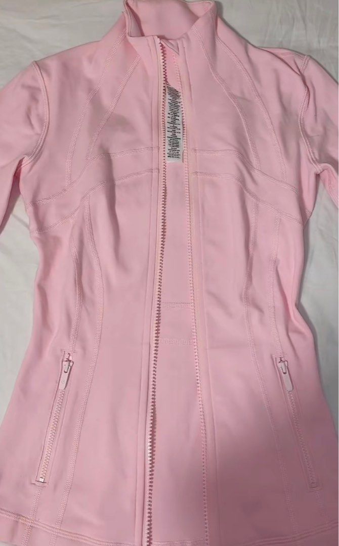 Authentic Lululemon Define Hot Pink Tangerine Full Zip Athletic Jacket,  Women's Fashion, Activewear on Carousell