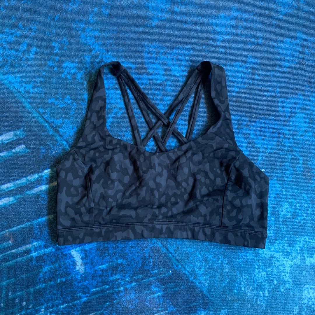 lululemon free to be serene bra in formation camo, Women's Fashion,  Activewear on Carousell