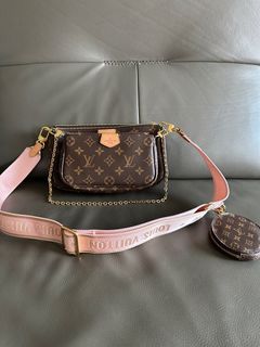 LV BAG MULTI POCHETTE ROSE PINK - 3 in 1 BAG 😍, Luxury, Bags & Wallets on  Carousell