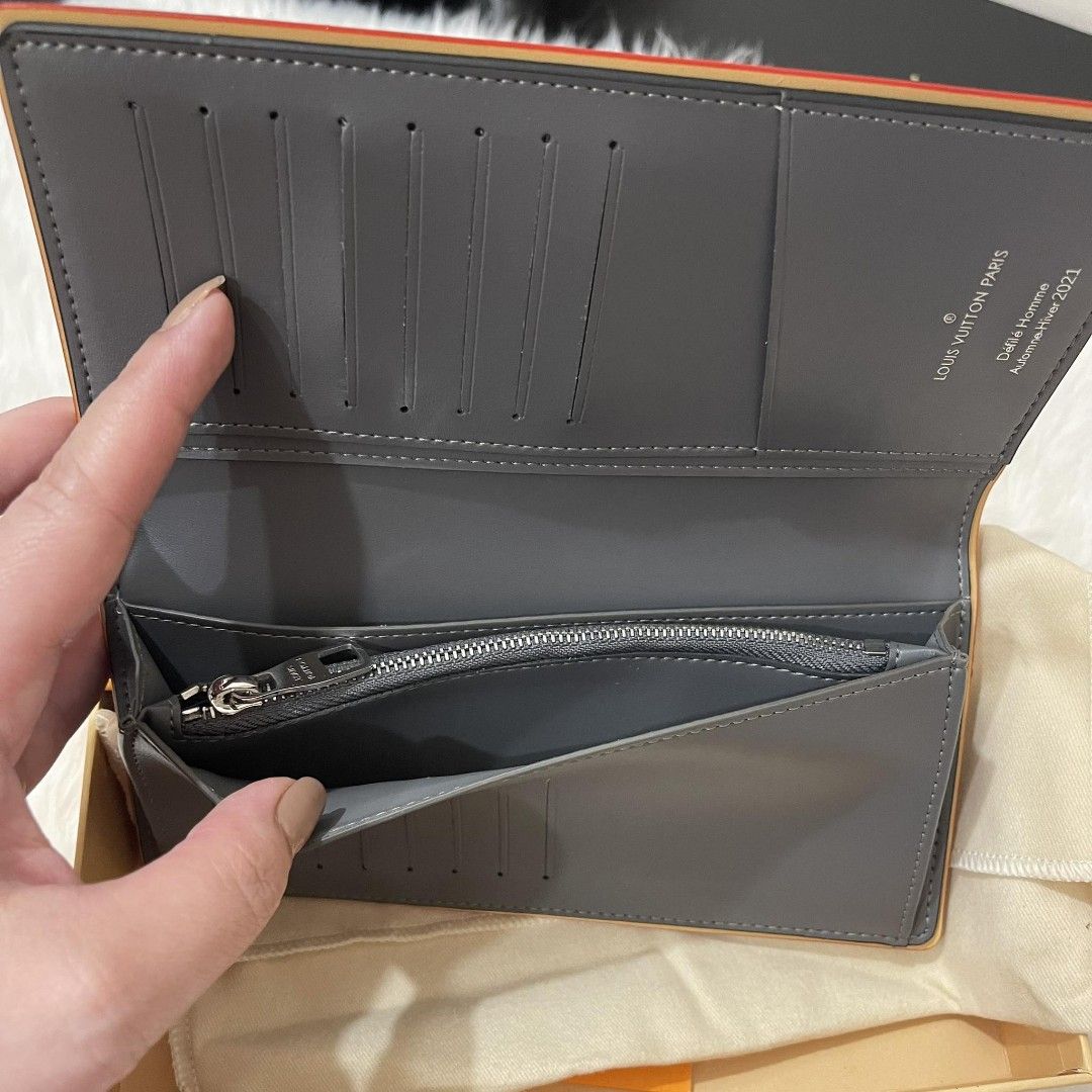 LV slender mirror bifold long wallet, Luxury, Bags & Wallets on Carousell