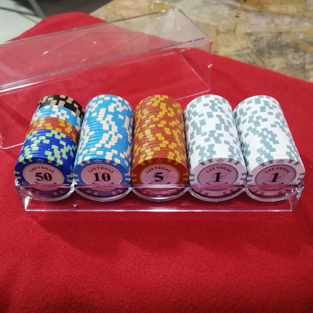 Mahjong poker chips, Hobbies & Toys, Toys & Games on Carousell