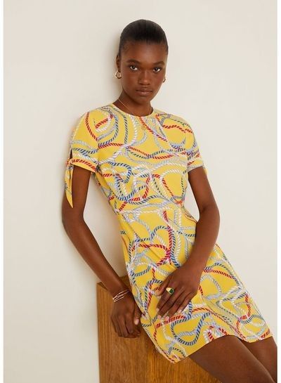 Mango scarf store print dress