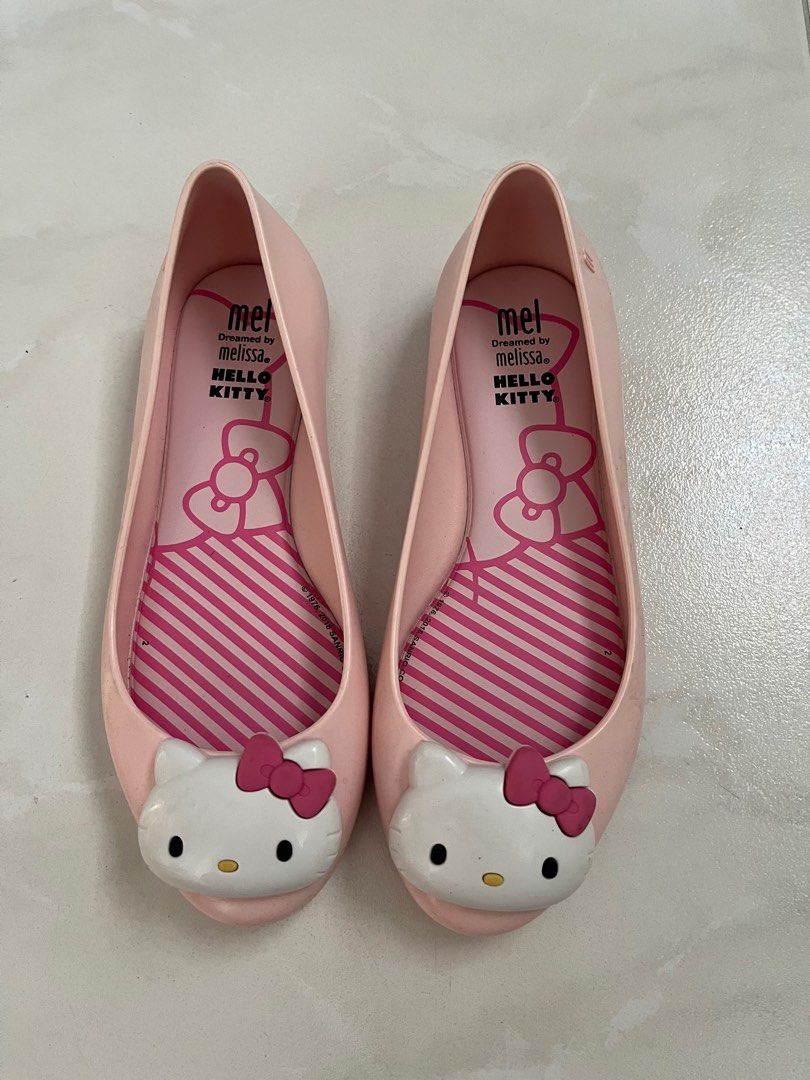 Melissa Hello Kitty Shoes for Gals US size 3 Eur 34 Babies Kids