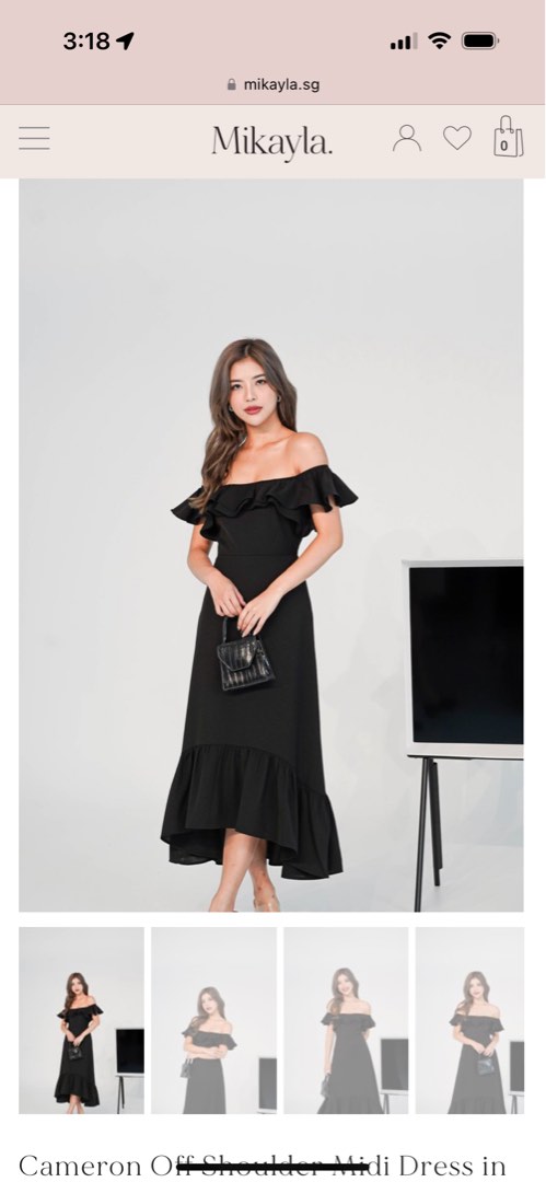 SAMPLE-Myka Off Shoulder Dress