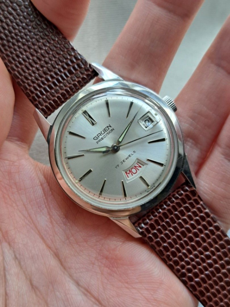 Gruen precision day date sales