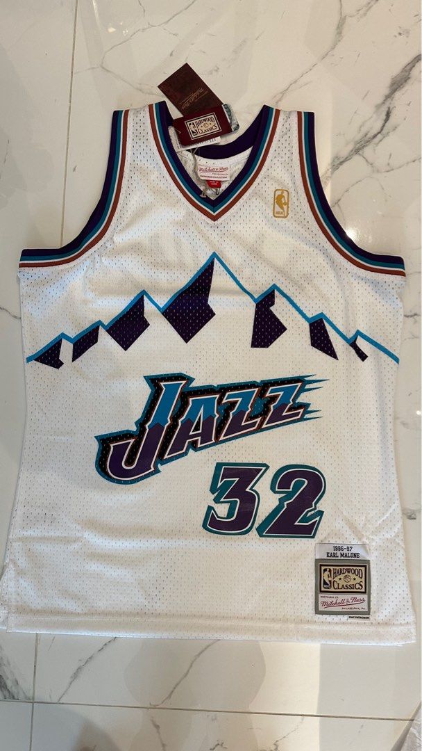 Mitchell Ness NBA Jersey Jazz Malone Swingman SW MN Carousell