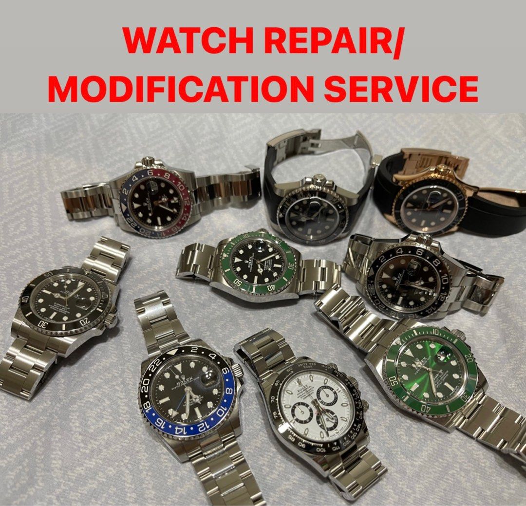 Modification Repair services for aftermarket watches Lifestyle